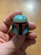 Lego bb0826c01pb01 głowa Boba Fett  (zepsute mocowanie)