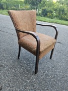 Krzesło vintage retro art deco PRL DDR