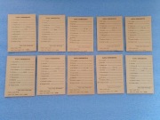 KARTA KONKURSOWA GOŁĘBIA POCZTOWEGO 1964 rok.