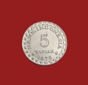Moneta 5 rupii 1979, Indonezja