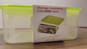 Pojemnik na żywność / fresh lunch box z wkładem chłodzącym - 3l   Nowy