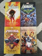 Seria książek z uniwersum Marvel. Spider-man X-man Avengers Wojna domowa