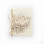 kremowa kartka na ślub, ślub kartka bez tekstu, ecru kartka z okazji ślubu