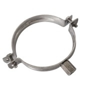 Obejma do rur nierdzewna A2 Ø 87-92 - 3" nakrętka M8+M10