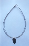Naszyjnik ze stali chirurgicznej 48 cm zawieszka grot