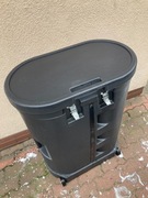 Lada kufrowa z oświetleniem skrzynia na kółkach