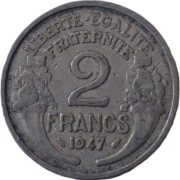 Francja 2 franki z 1947 roku - OBEJRZYJ MOJĄ OFERTĘ