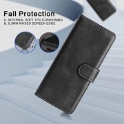Skórzane z klapką etui motorola edge 2021 moto edge 2021