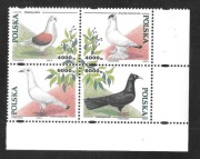 3363-3366 ,Gołębie hodowlane