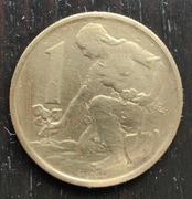 1 Korona (CSK) 1959 Republika ČESKOSLOVENSKÁ (91% Cu, 8% Al, 1% Mn) UNIKAT