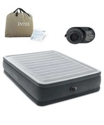 Materac dmuchany 203x152x46 cm z wbudowaną pompką elektryczną INTEX