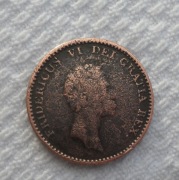 Dania Fryderyk VI Oldenburg 1 rigsbankskilling skilling szyling 1813 KM#680