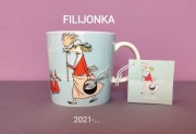 Muminki KUBEK Moomin Arabia Finland - FILIJONKA - naklejka i zawieszka
