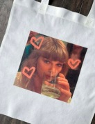 Torebka torba tote bag materiał non woven Taylor swift 