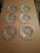 Talerze szklane 6szt