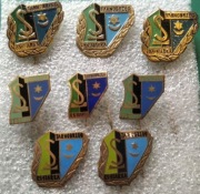 Siarka Tarnobrzeg - zestaw odznak - przypinki znaczki odznaki medale pins