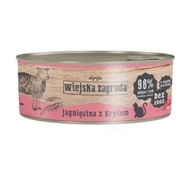 Wiejska Zagroda Jagnięcina z krylem dla kota 85g