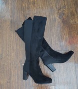 Buty muszkieterki kozaki r.41, wkł.27 cm