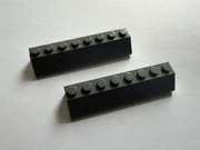 LEGO SLOPE 45 SKOS DASZEK 2x8 C SZARY 4445 