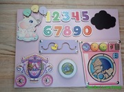 Tablica manipulacyjna edukacyjna sensoryczna.