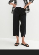 Spodnie damskie lniane kuloty TULIPAN r.54, 55% len 45% bawełna 