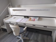 Łóżko 3 osobowe z biurkiem i szufladami