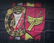 Flaga Rts Widzew Łódź Łódzkie 
