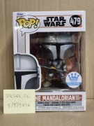 Funko Pop Star Wars The Mandalorian with Beskar Staff #479