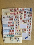 Znaczki pocztowe stare 86 sztuk 