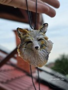 Naszyjnik Lis rękodzieło handmade