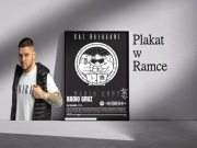 Plakat Kaz bałagane radio gruz w ramce 30x40