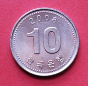 10  Won   2008  r -      Korea Południowa   