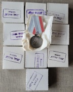 Medal ZSRR Medal Weteran pracy Nowy w oryginalnym pudełku/Oryginal 10 szt.