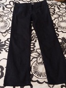 Nowe czarne spodnie z wysokim stanem prostą nogawką Next M 38 