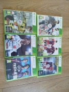 Zestaw gier FIFA 12, 14, 15, 17, 18, 19 Xbox 360.