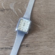 Zegarek vintage damski Juta srebrny 835