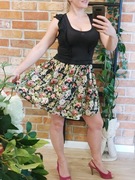 Pepe Jeans London sukienka rozkloszowana kwiaty S