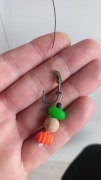 Przypon blow back rig-hak Korda Kamakura 6-plecionka Korda Coated 25lb