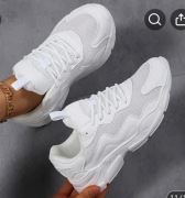 NOWE Sneakersy damskie z oddychającą siateczką miękkie lekkie pianka Eva 38