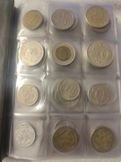 Klaser ze 144 monetami - Europa: Wielka Brytania, ZSRR, Francja i inne