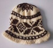 zimowa czapka wzór norweski dziecięca 48 cm spo