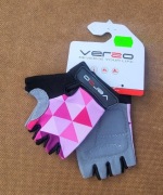 Rękawiczki rower dziecięce Verso SB-01-8805 A różowe r. XXS