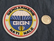 Naszywka Gendarmerie Nationale GIGN Francja rzep gumowa