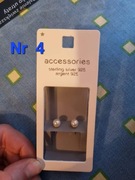 Kolczyki srebrne wkrętki 