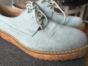 Błękitne półbuty sneakersy z korkiem rozmiar 40