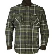 Koszula Härkila Pajala LS - oliwkowa krata