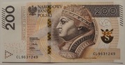 200 ZŁ ZYGMUNT I STARY SERIA CL 2015 r. Stan 1 UNC