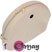 Naturalny organizer do Obag MOON LIGHT beżowy humus ZŁOTO wkład OMAY