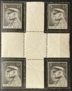 POLSKA Fi.273** x4, 1935r - Wydanie żałobne po śmierci Józefa Piłsudskiego