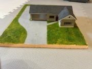 Diorama / Makieta Dom z podjazdjem Hot Wheels / Matchbox 